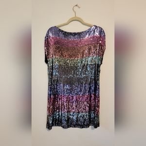 H&M mini sequin dress.